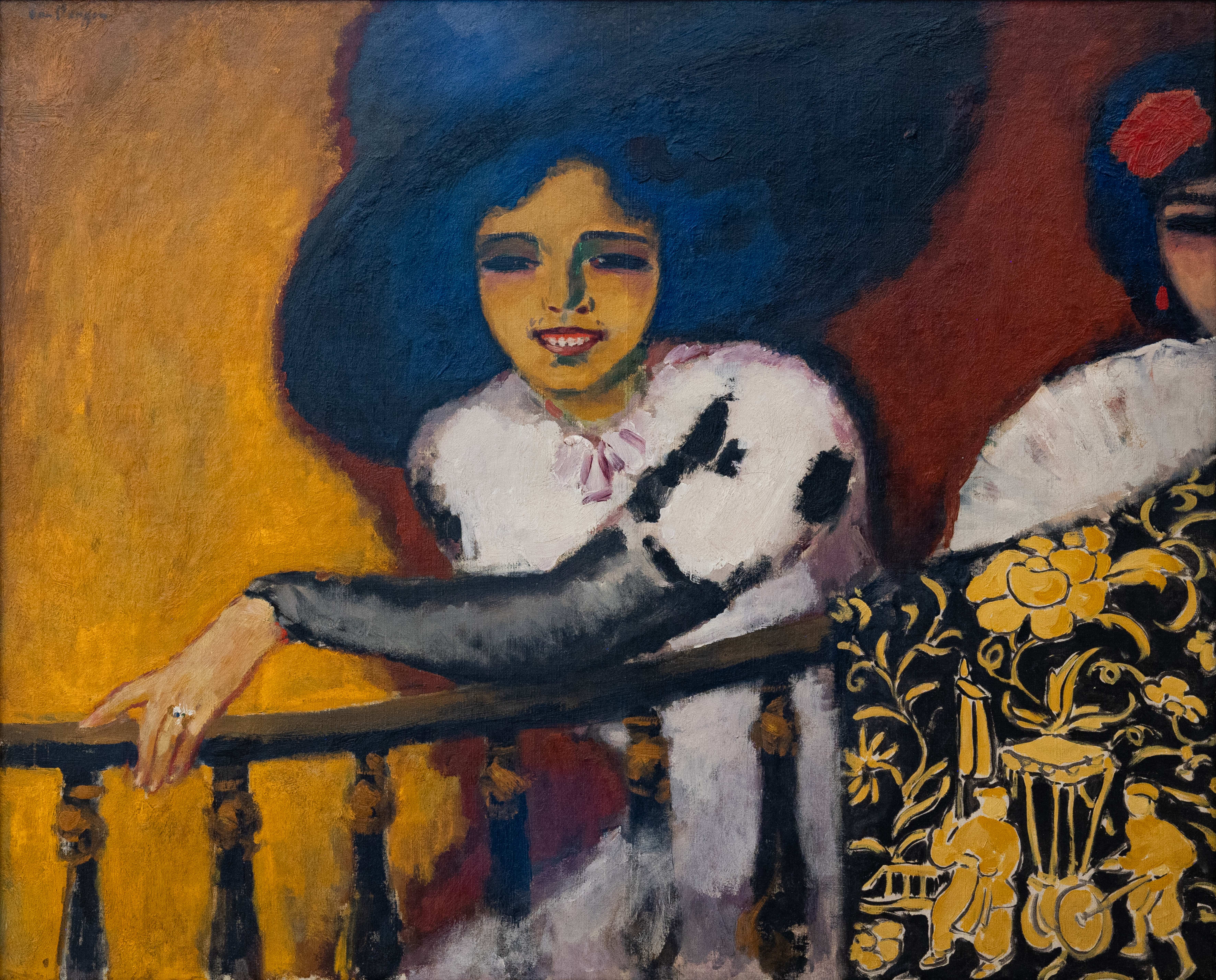 En la Plaza, femmes a la balustrade